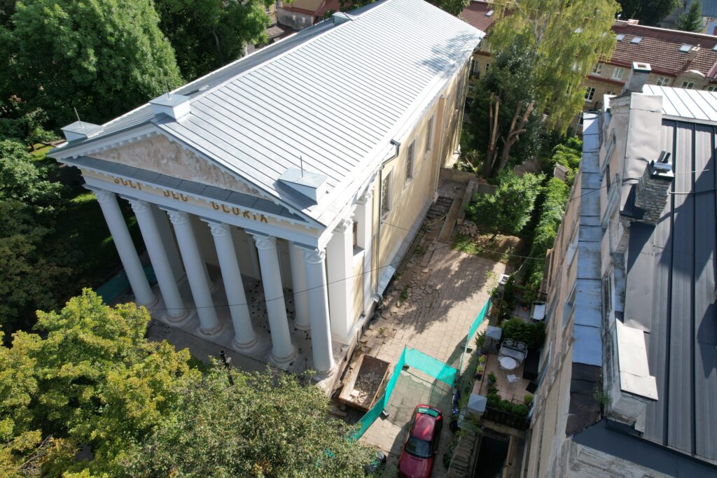 Evangelikų Reformatų bažnyčios komplekso rekonstrukcija (Pylimo g. 18) - Cultural center - construction photos