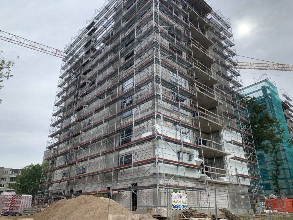 O5 NAMAI (Žeimenos g. 82) - Multi apartment - construction photos