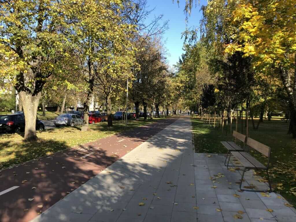 Žirmūnų trikampio modernizavimas (Tuskulėnų g.) - Bike path, Pedestrian path - construction photos