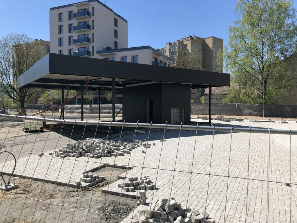 Amatų skveras (Amatų g.) - Väljak - ehituse fotod