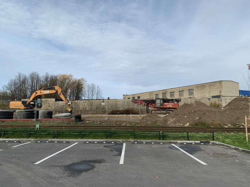 Vakarų Lietuvos Skaitmeninių inovacijų centras (Liepų g. 83) - Biroju centrs - būvdarbu attēli