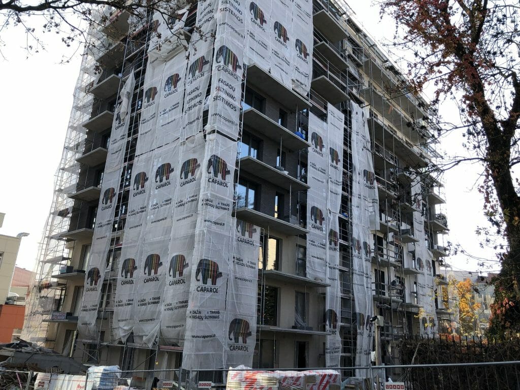 Žvėryno vakarai (Saltoniškių g. 44) - Multi apartment - construction photos