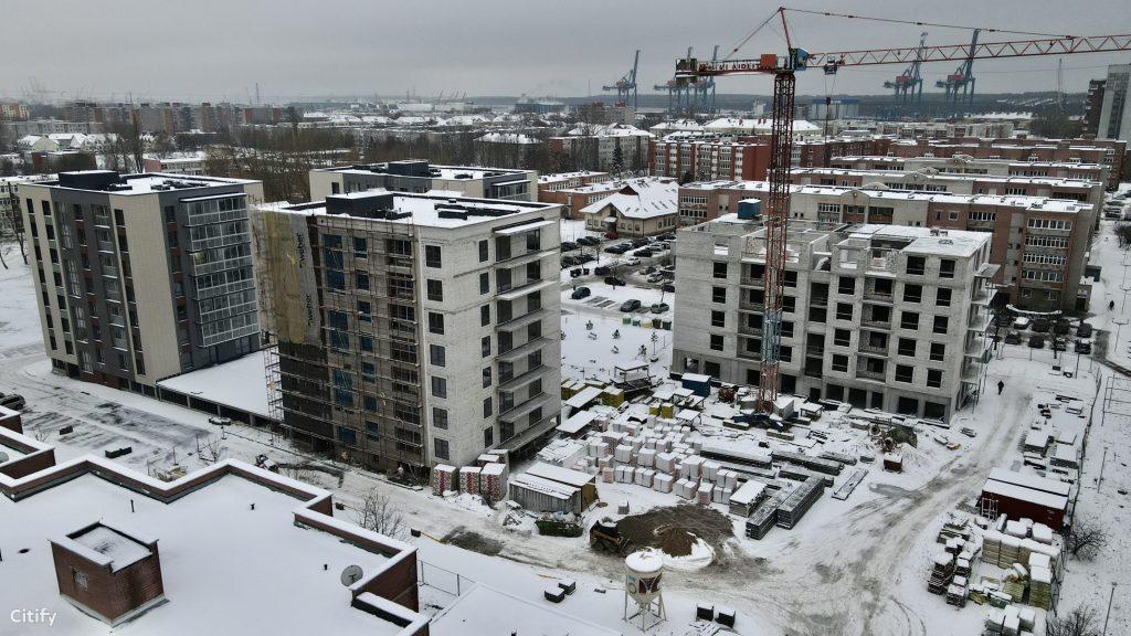 Baltijos terasos (Baltijos pr. 111) - Korterelamu - ehituse fotod