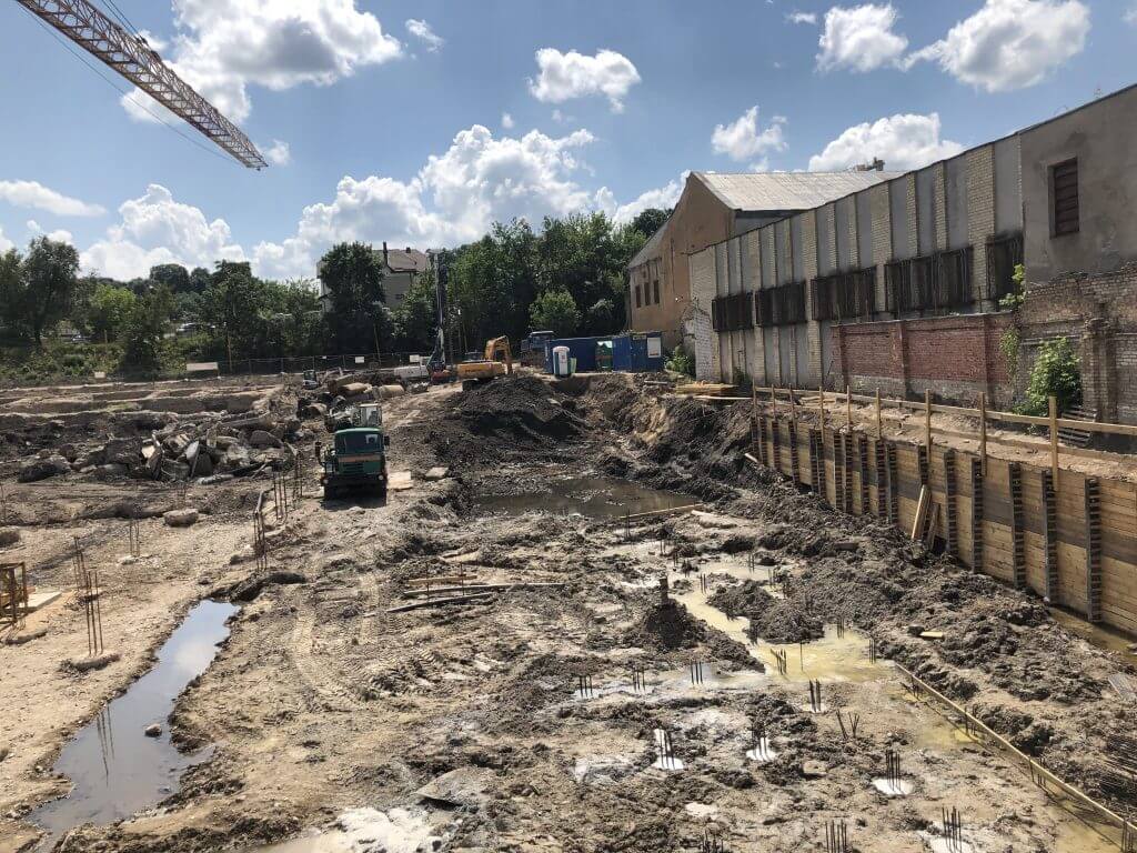 PAUPYS 7 etapas (Aukštaičių g. 19, Paupio g. 50) - Multi apartment - construction photos