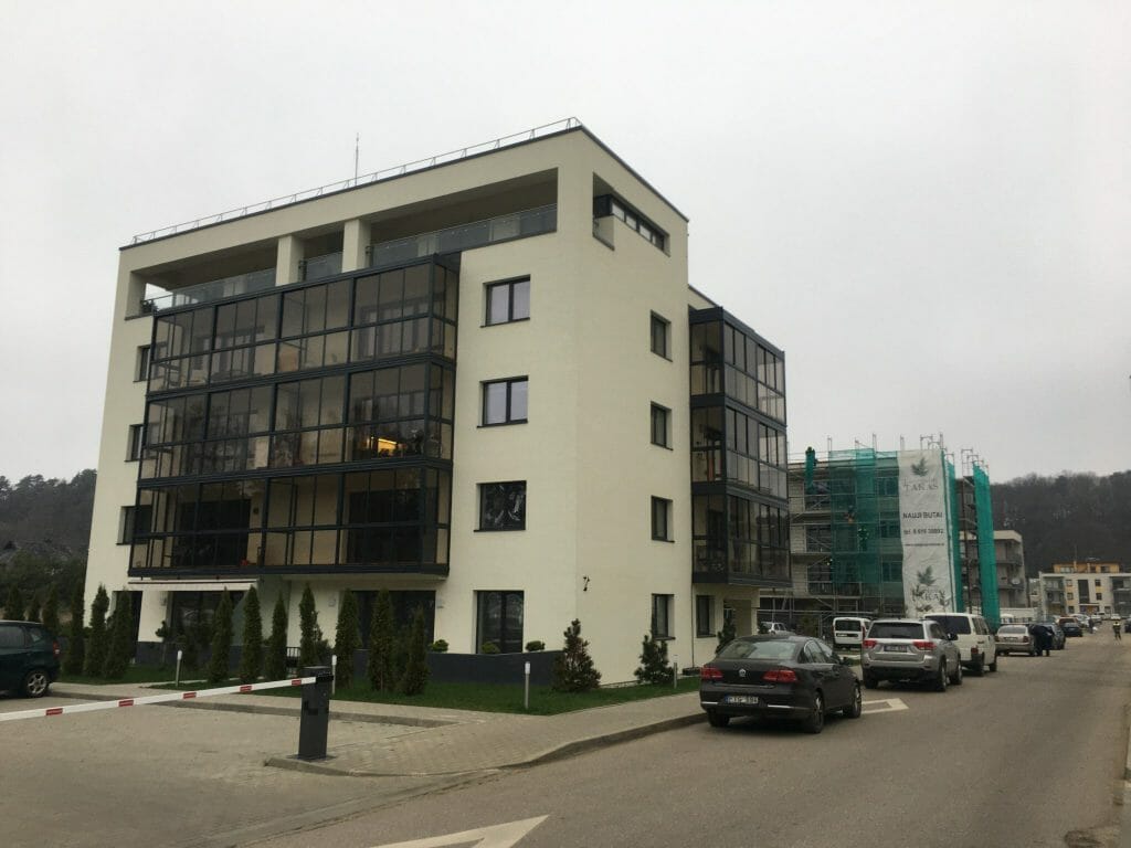 Lampėdžio takas 1 etapas (Įkalnės aklg.) - Multi apartment - construction photos