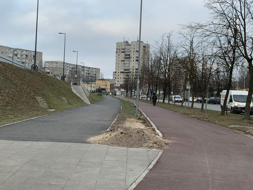 S. Stanevičiaus g. dviračių takas (S. Stanevičiaus g.) - Bike path - construction photos