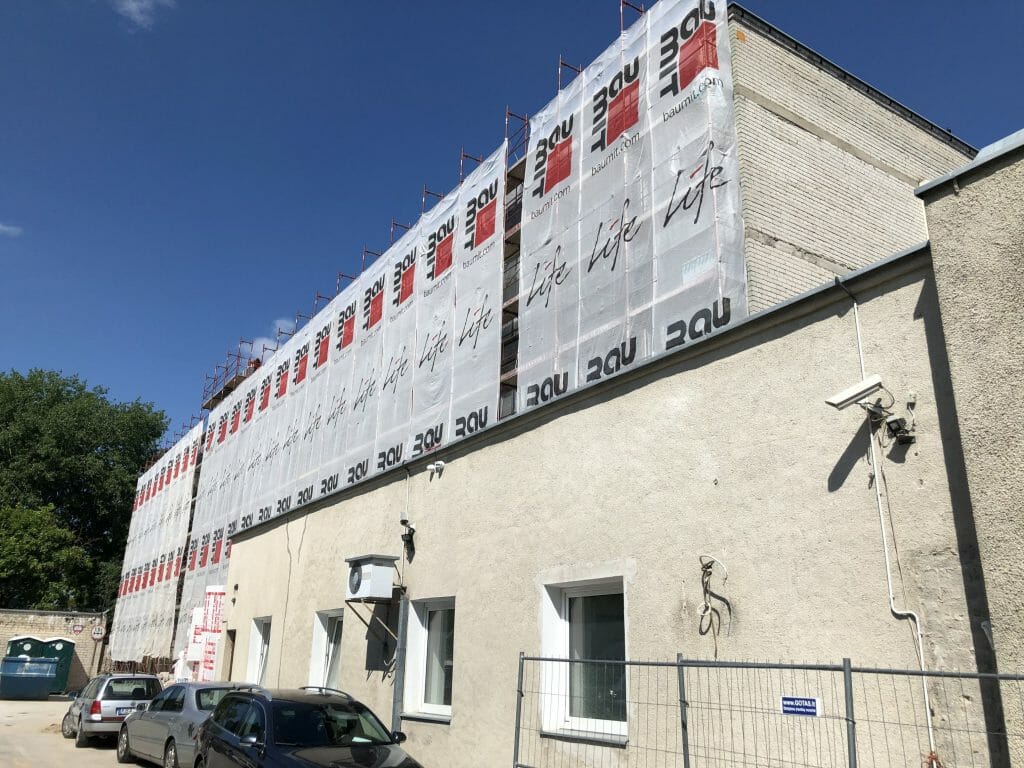 Youston co-living Smolensko 1 etapas (Smolensko g. 12) - Co-living - construction photos