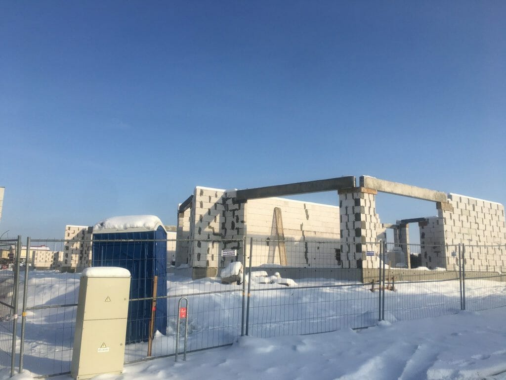 Kalnėnų TRIO 1-2 etapai (Albanų g. 12, 14) - Row housing - construction photos