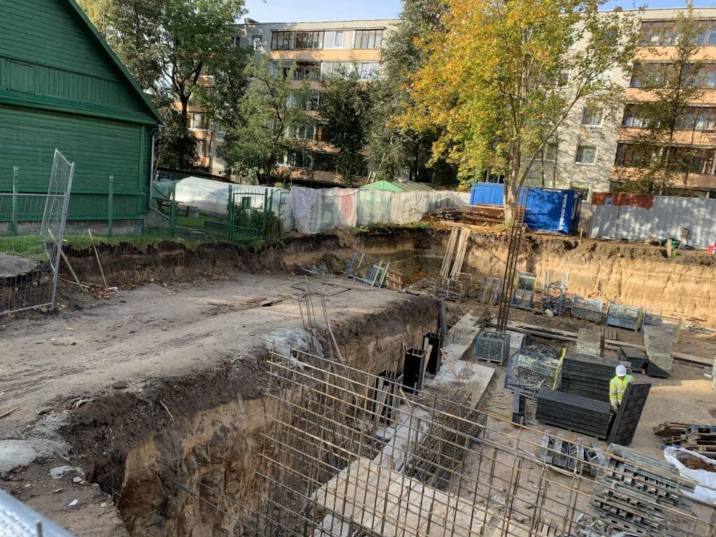 Star House (Kalvarijų g. 126A) - Multi apartment - construction photos