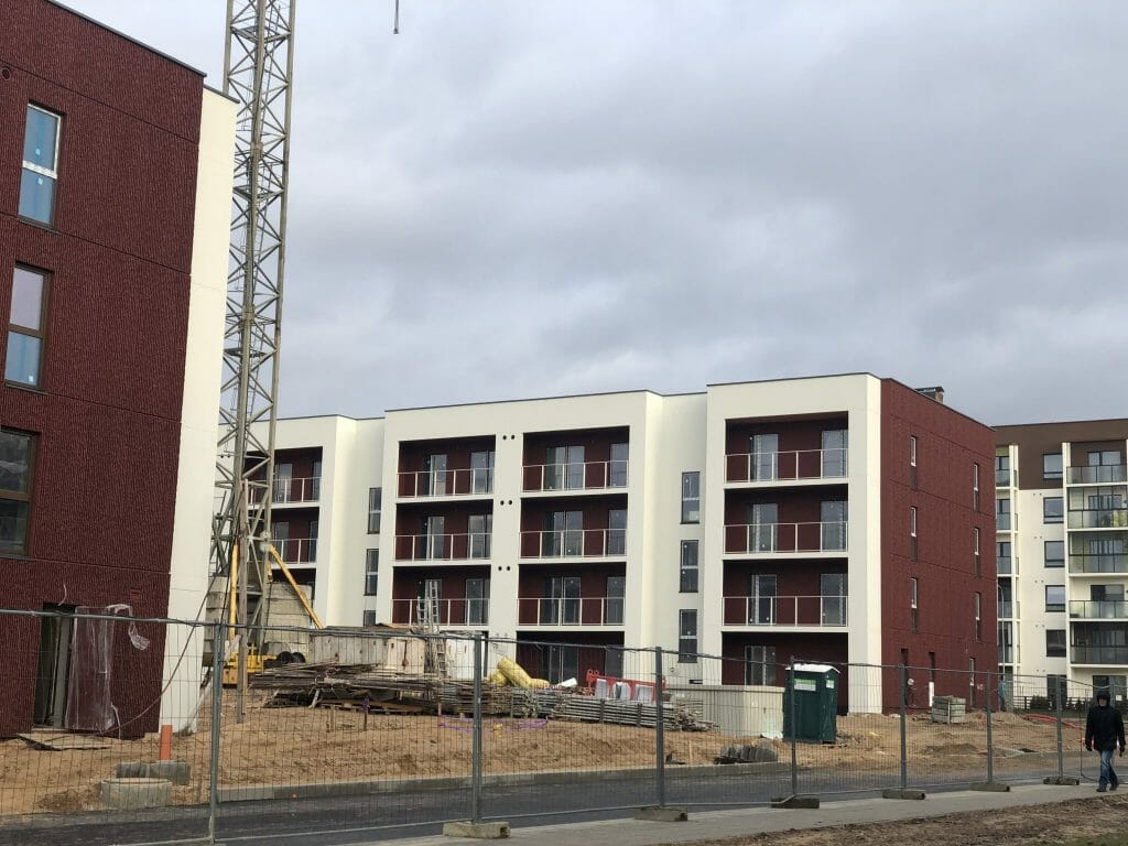 Naujoji Pilaitė 12 kvartalas (Tolminkiemio g. 37) - Multi apartment - construction photos