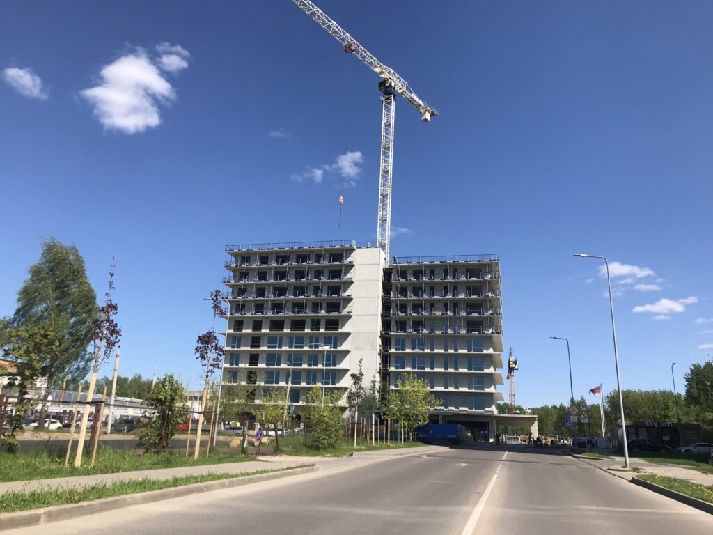 Skylum 1 etapas (Viršilų g. 6) - Daugiabutis - statybų nuotraukos