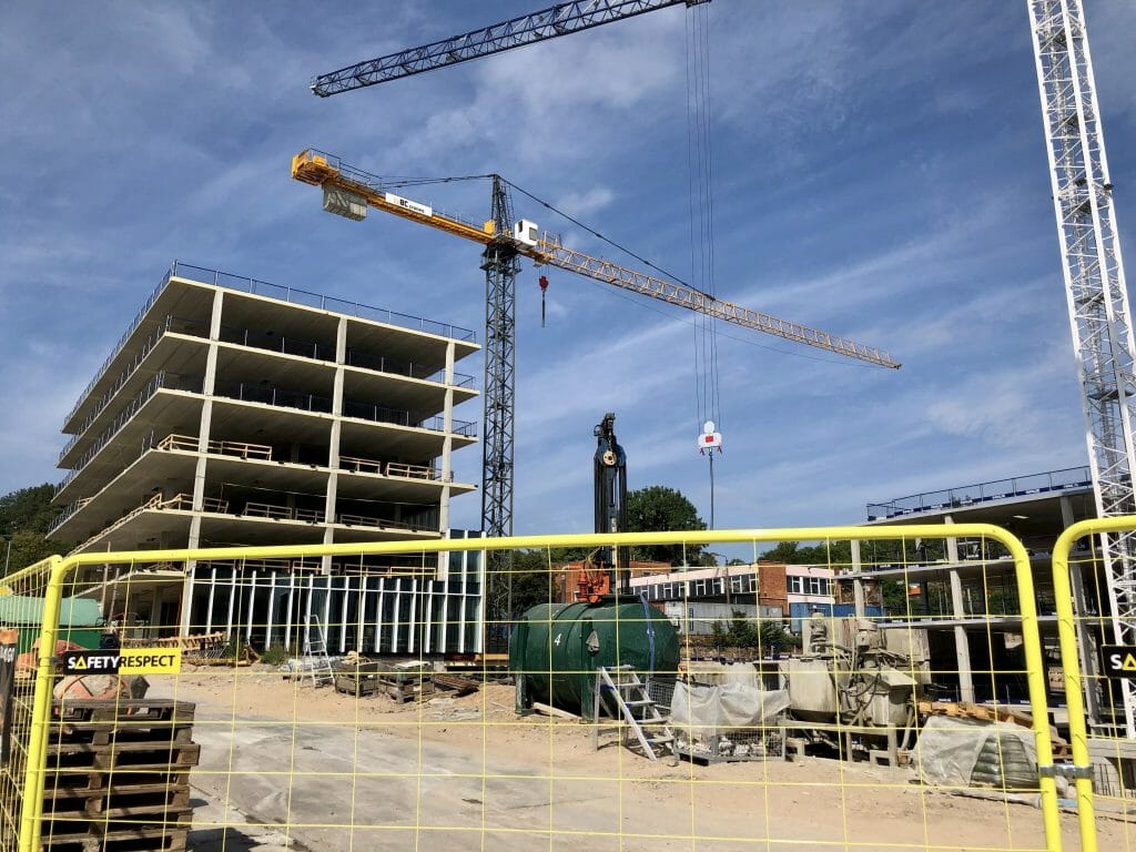 CORE (Ukmergės g. 126) - Office center - construction photos