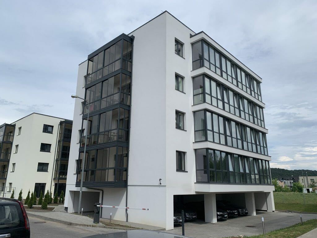 Lampėdžio takas 1 etapas (Įkalnės aklg.) - Multi apartment - construction photos