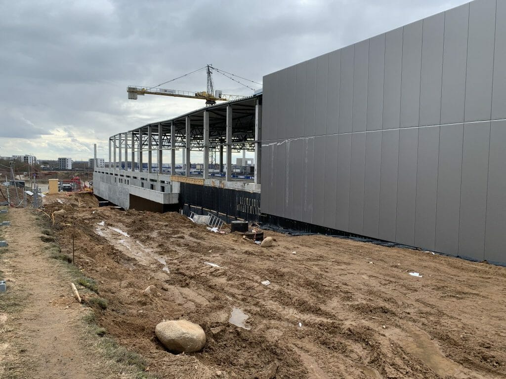 Pašilaičiai PC (Pavilnionių g. 55) - Tirdzniecības centrs - būvdarbu attēli