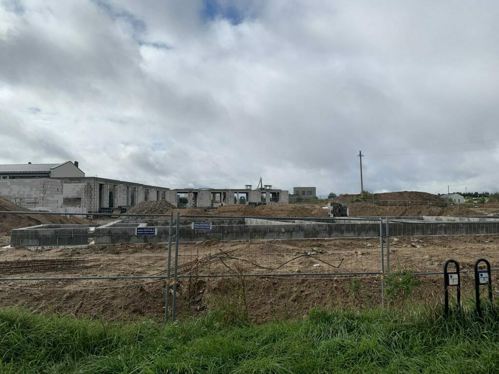 Suburbija (V. Smakausko g. 47) - Row housing - construction photos