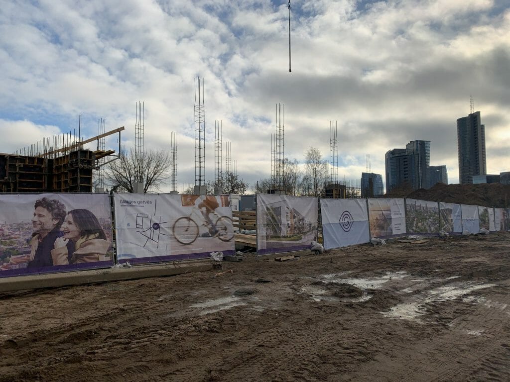 Namai-Kintai (sublokuoti namai) (Kintų g. 13) - Row housing - construction photos