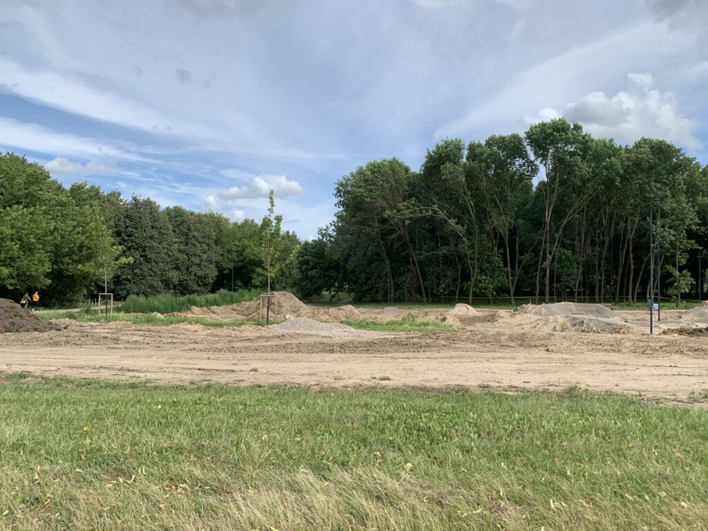 Neries krantinės parkas (Neries krant.) - Park - construction photos