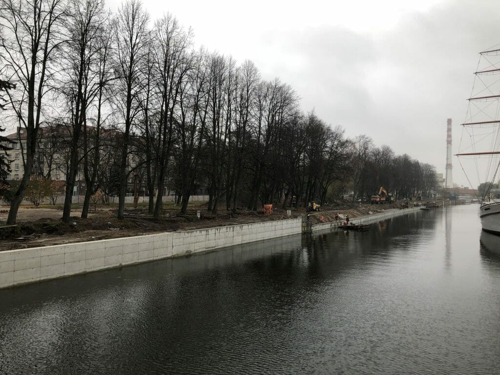 Danės krantinių rekonstrukcija (Danės g.) - Park - construction photos