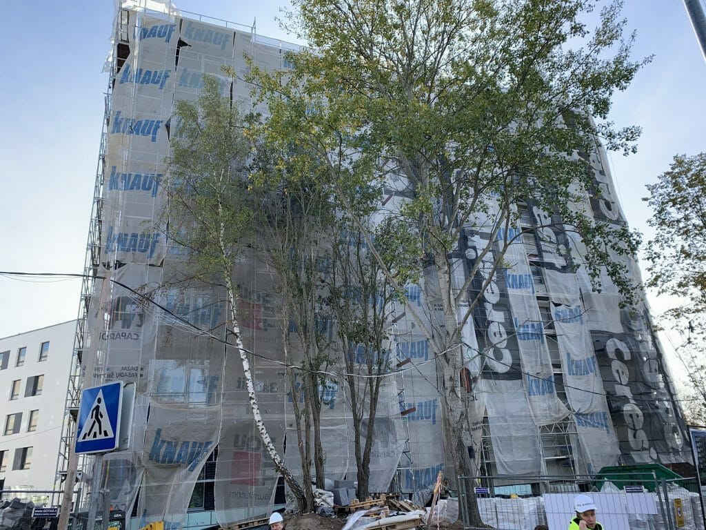 Paparčių namai 2 etapas (Utenos g. 41A) - Daugiabutis - statybų nuotraukos