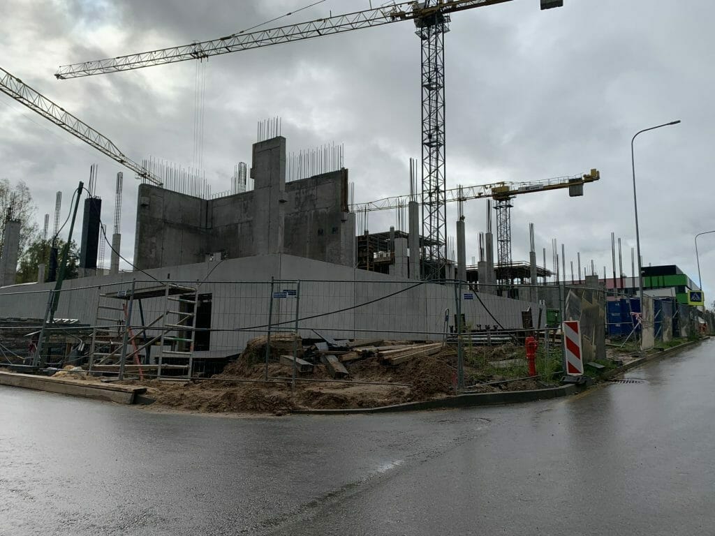 Vaikų pediatrijos II korpusas (Santariškių g. 7) - Hospital - construction photos