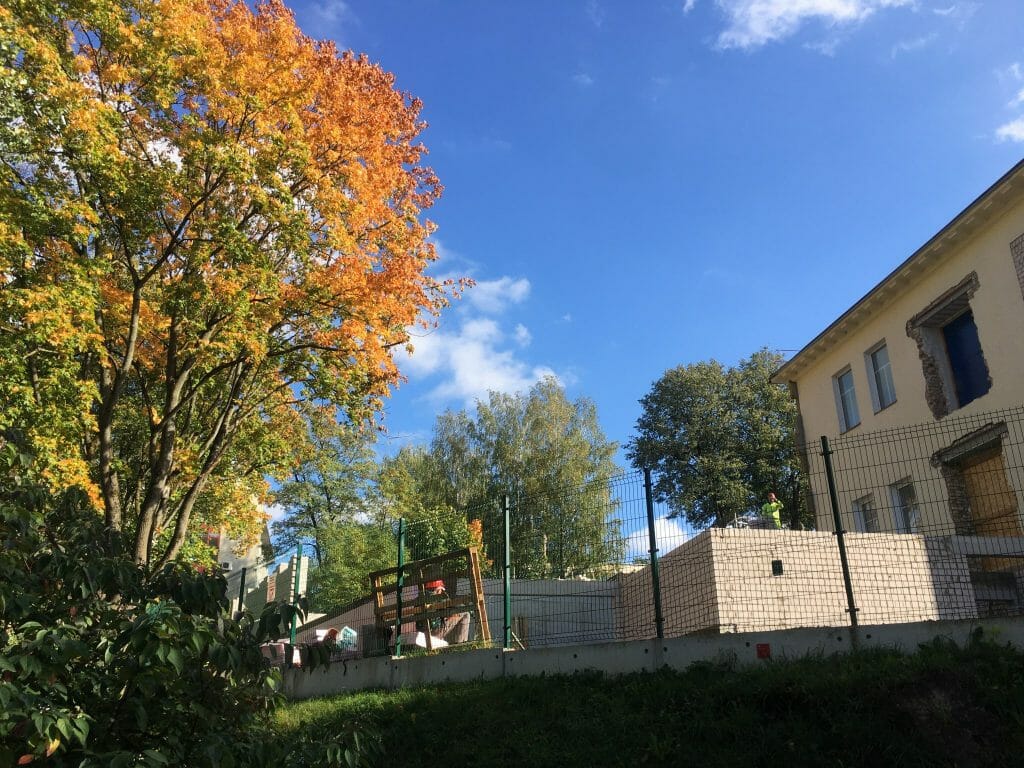 Antakalnio pradinės mokyklos priestatas (Šilo g. 15) - Pamata vai vidējā izglītība - būvdarbu attēli