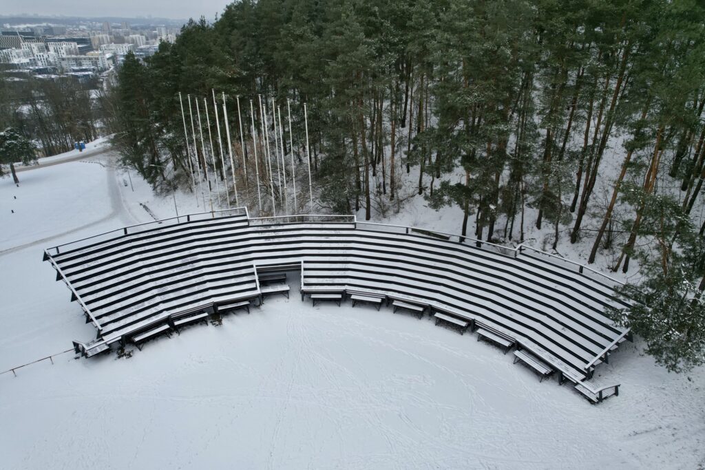 Kalnų parkas (Arsenalo g. 5) - Park - construction photos