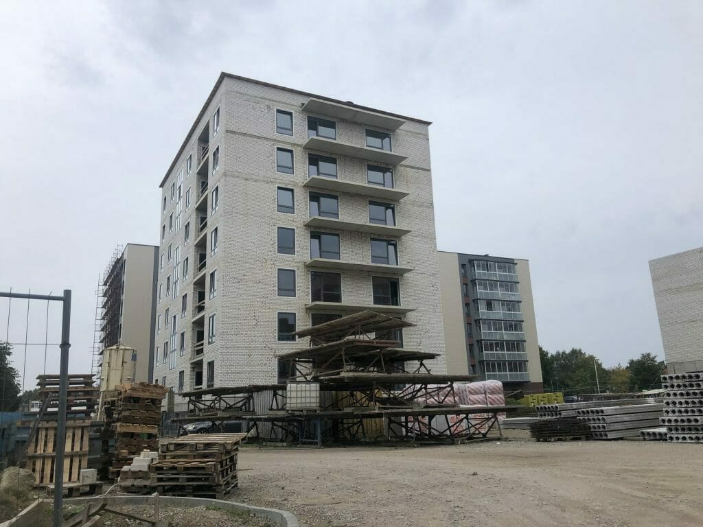 Baltijos terasos (Baltijos pr. 111) - Korterelamu - ehituse fotod