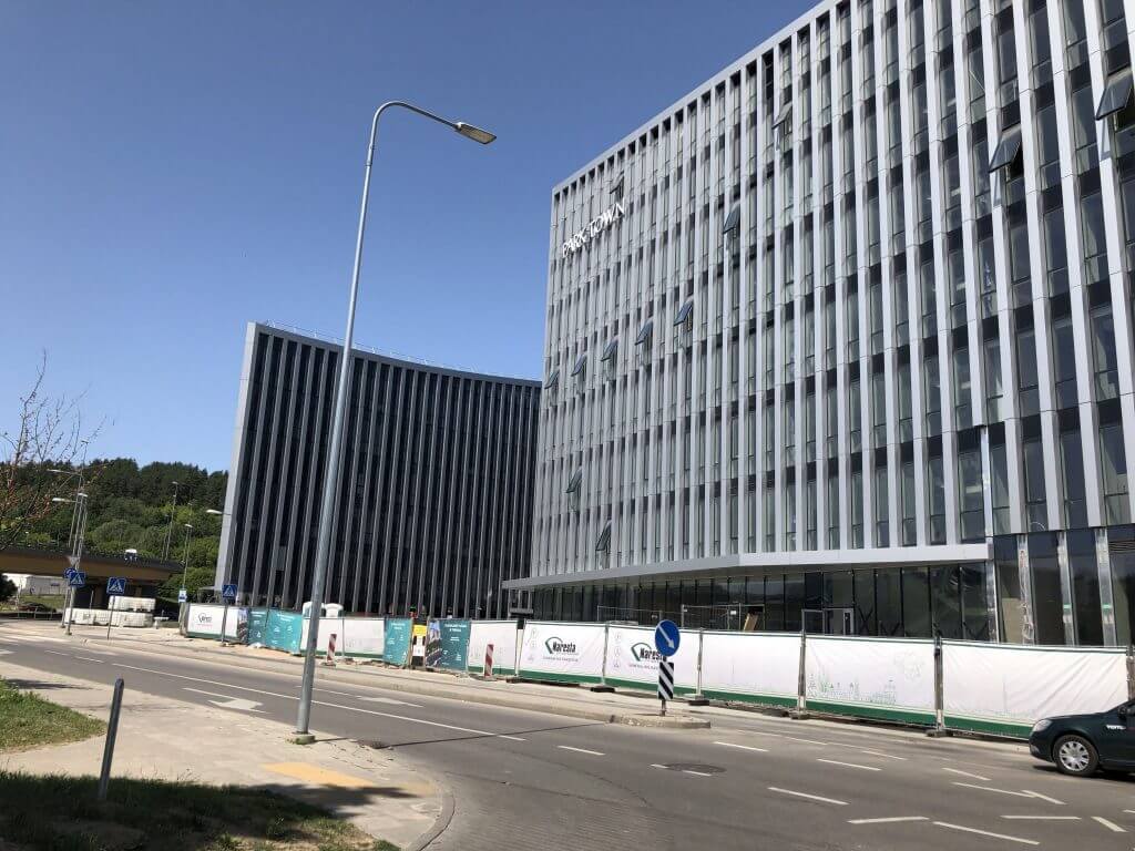 Park Town (Lvovo g. 105A) - Office center - construction photos