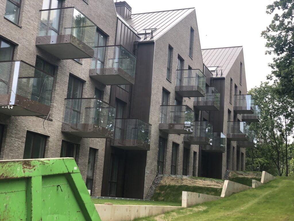 Užupio terasos (Kreivasis skg. 18) - Multi apartment - construction photos