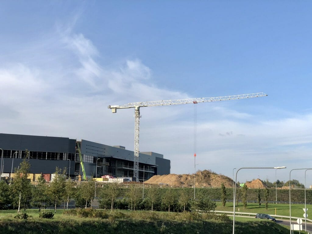 Automobilių stovėjimo aikštelė Pociūno g. (Vytauto Pociūno g. 2A) - Parking facility - construction photos