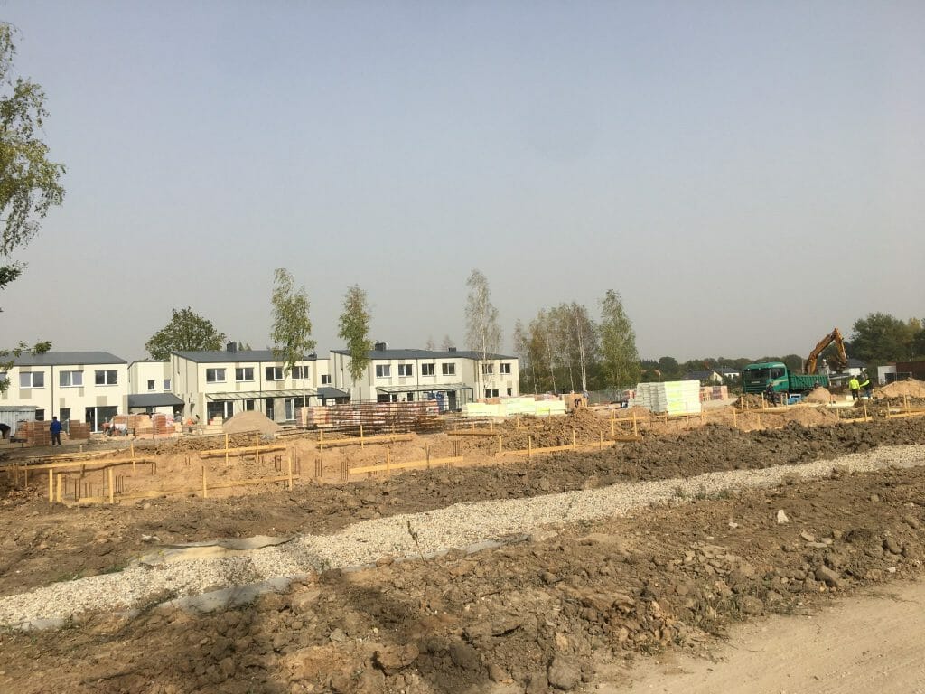 Saulės skg. 1, 2, 5, 6 (Saulės skg. 1, 2, 5, 6) - Row housing - construction photos