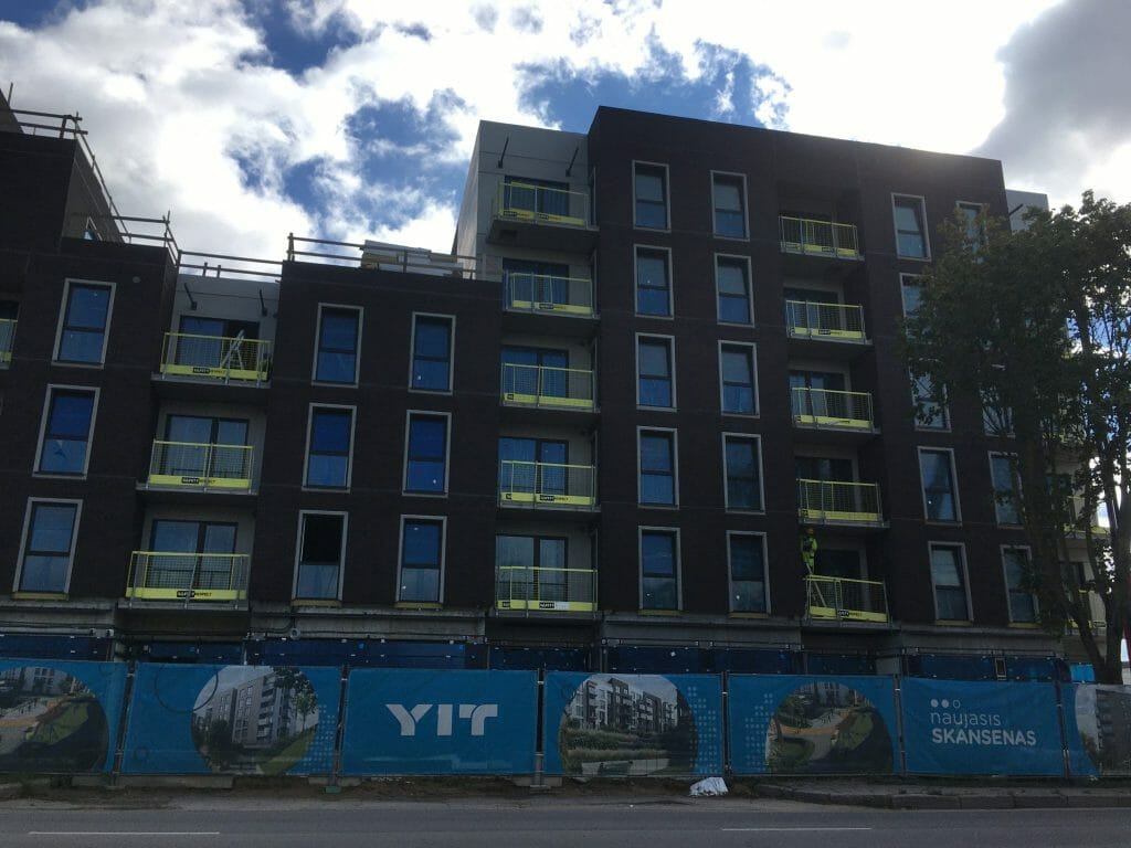 Naujasis Skansenas 1 etapas (Linkmenų g. 15) - Multi apartment - construction photos