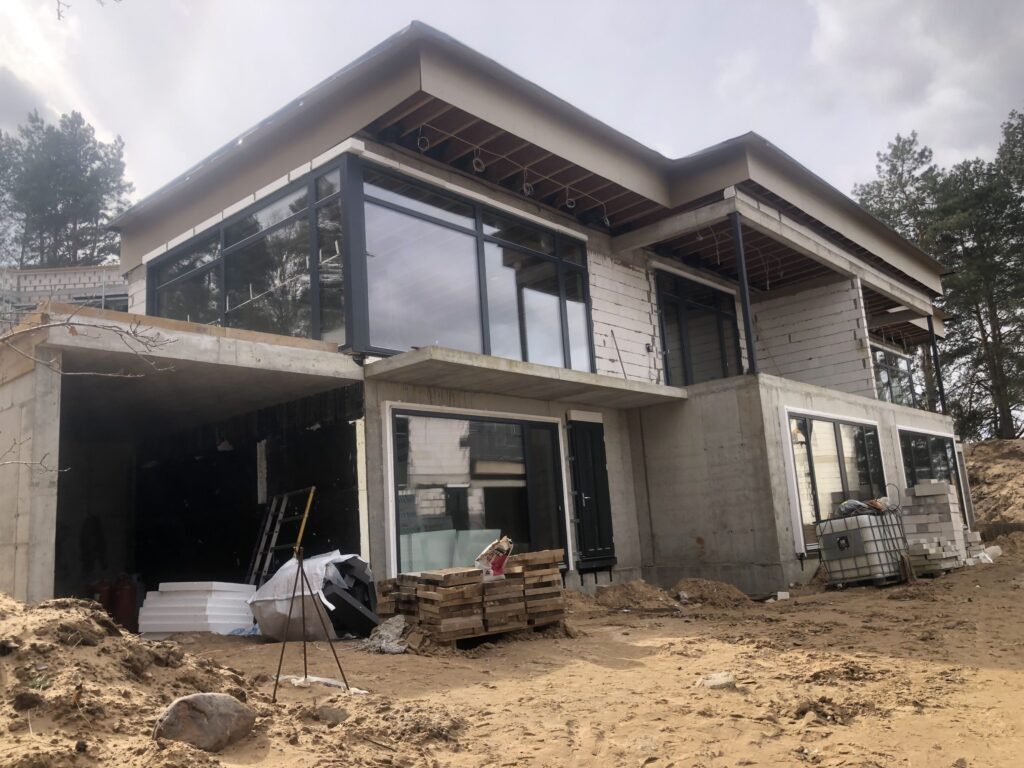 Terasų g. 21 (Terasų g. 21) - Row housing - construction photos