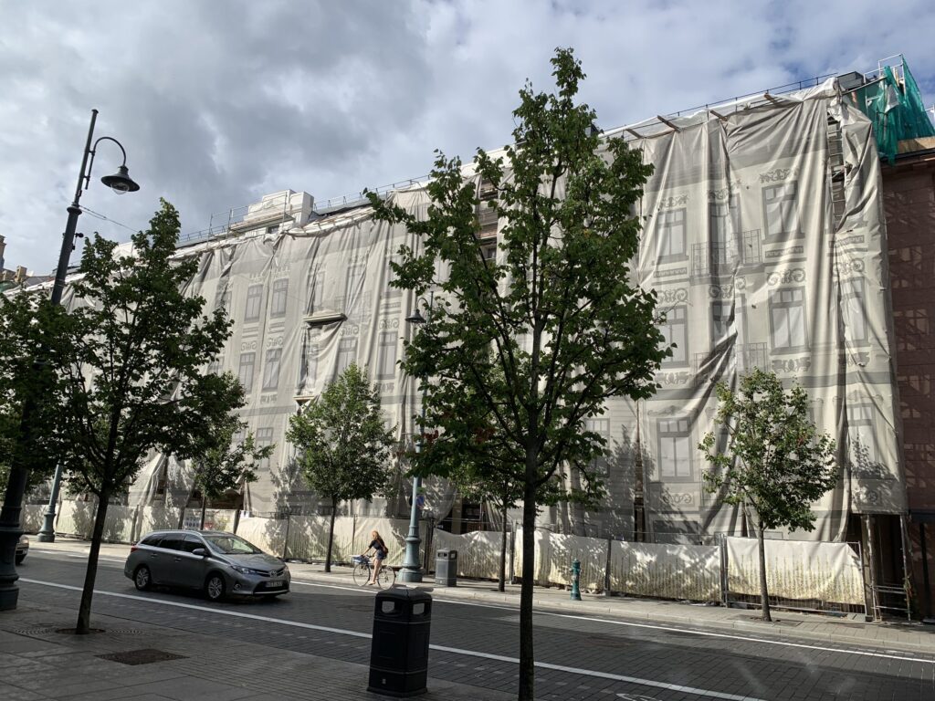 Gedimino 37 (Gedimino pr. 37) - Multi apartment - construction photos