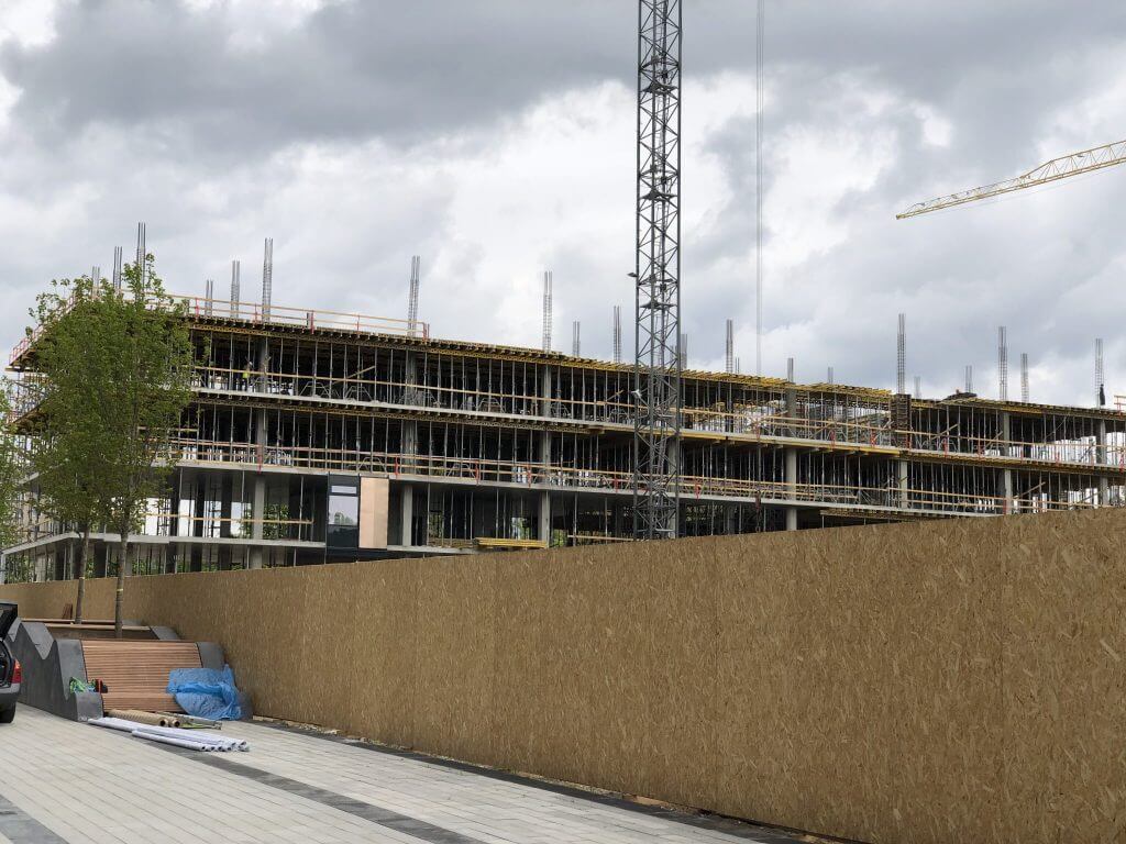 Business Stadium North (Rinktinės g. 3) - Verslo centras - statybų nuotraukos