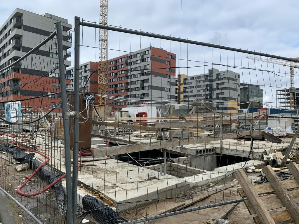 Leičių kiemas 6 etapas (Leičių g. 21) - Multi apartment - construction photos