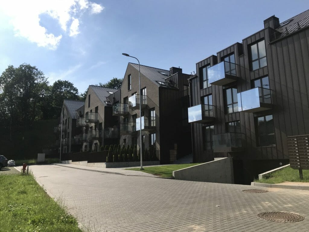 Užupio terasos (Kreivasis skg. 18) - Multi apartment - construction photos