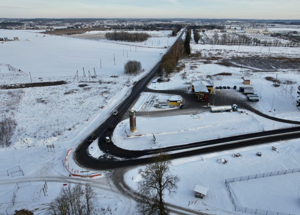 A15 ir 106 sankirtos rekonstrukcija (Liepkalnio g.) - Kelias - statybų nuotraukos