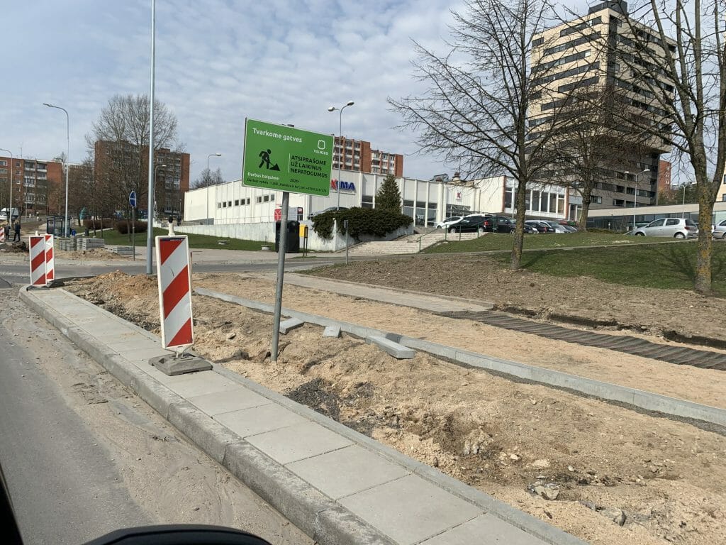 Ramaus eismo gatvė Didlaukio g. (Didlaukio g.) - Iela - būvdarbu attēli