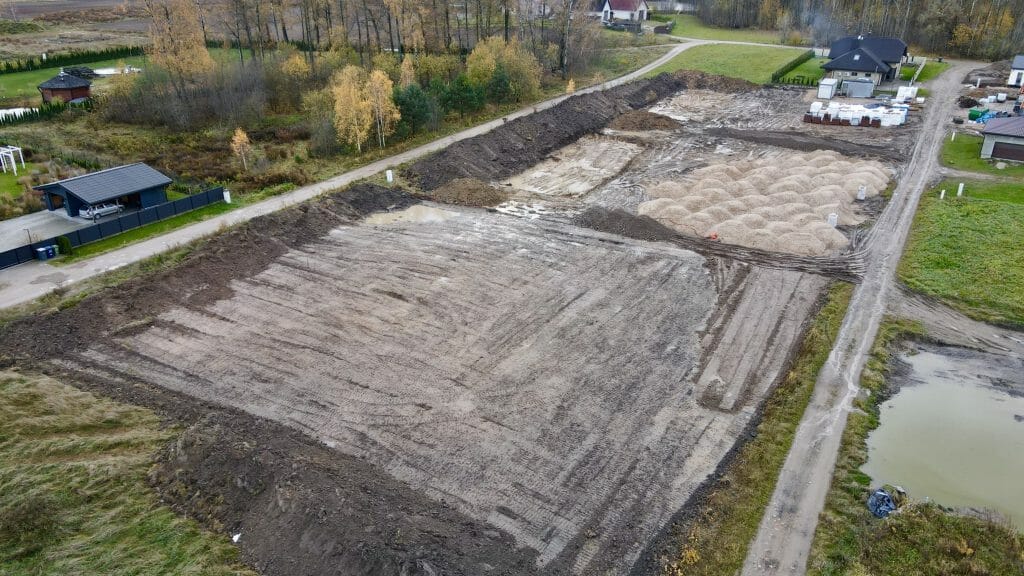 Bičiulių kvartalas 2 etapas (Bičiulių g. 2, 2A, 2B, 2C, 2D, 16, 18, 26, 26A, 26B) - Private house community - construction photos