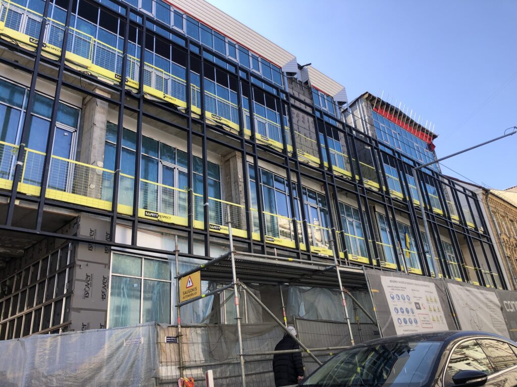 Gallery 4A (J. Basanavičiaus g. 4A) - Multi apartment - construction photos