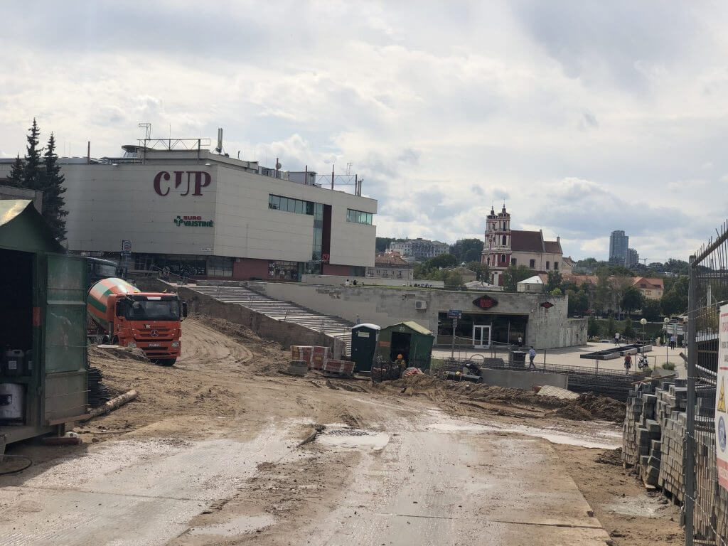 Artery (Konstitucijos pr. 18B) - Biroju centrs - būvdarbu attēli