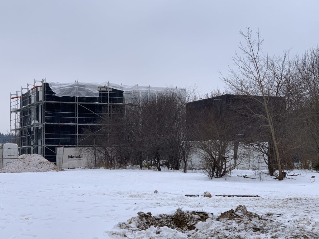 Paraštės (Prano Ancevičiaus g. 6) - Row housing - construction photos