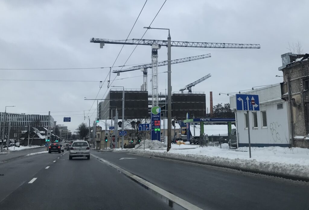 Cyber City 1 etapas (Švitrigailos g. 32) - Office center - construction photos