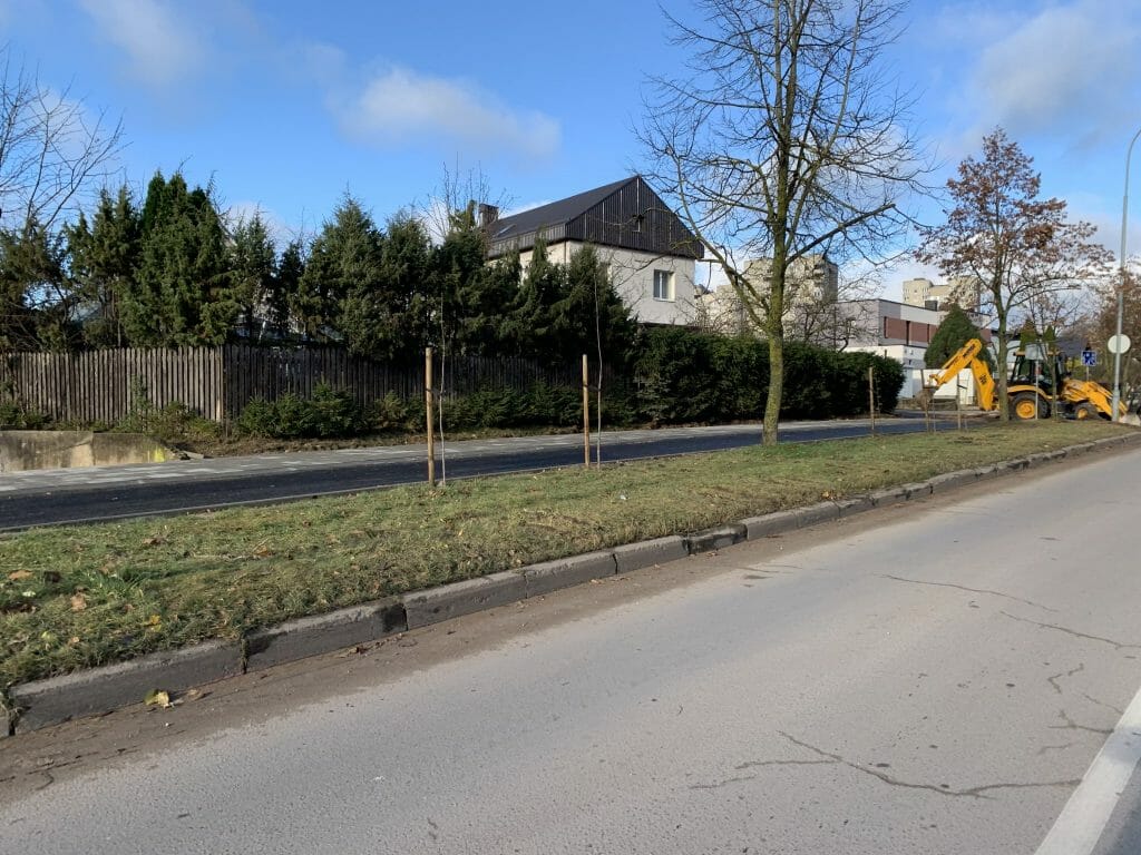 Fabijoniškių g. dviračių takas nuo Ateities g. iki Ukmergės g. (Fabijoniškių g.) - Bike path - construction photos
