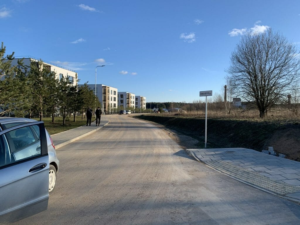 Dangeručio g. ir Daujoto g. (Dangeručio g.) - Street - construction photos