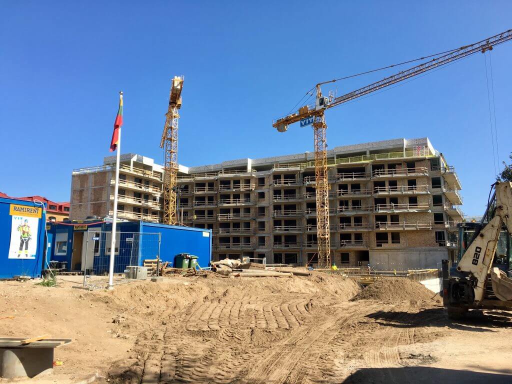 Raitininkų sodas (Raitininkų g. 4, 4A) - Multi apartment - construction photos