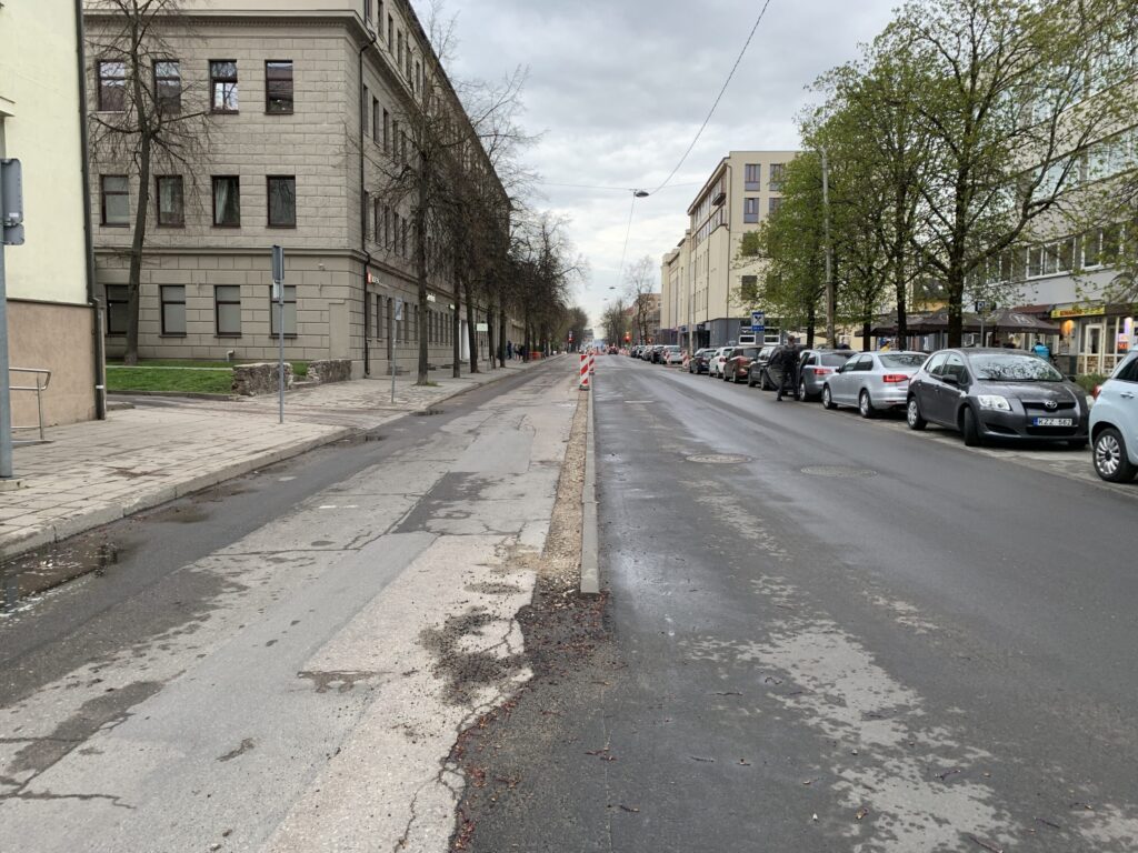 Ramaus eismo T. Ševčenkos g. (T. Ševčenkos g.) - Street - construction photos