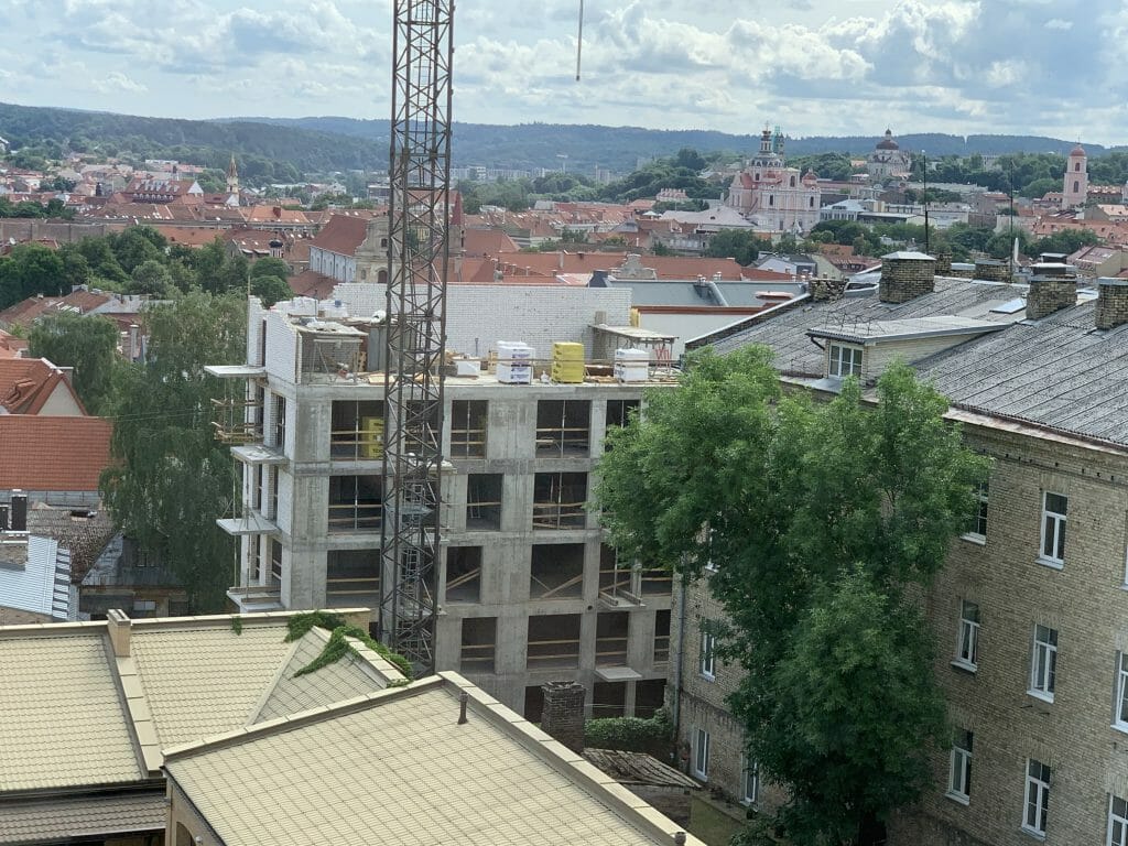 Lietuvos draudimo administracinis B10 (J. Basanavičiaus g. 10) - Multi apartment, Office center - construction photos