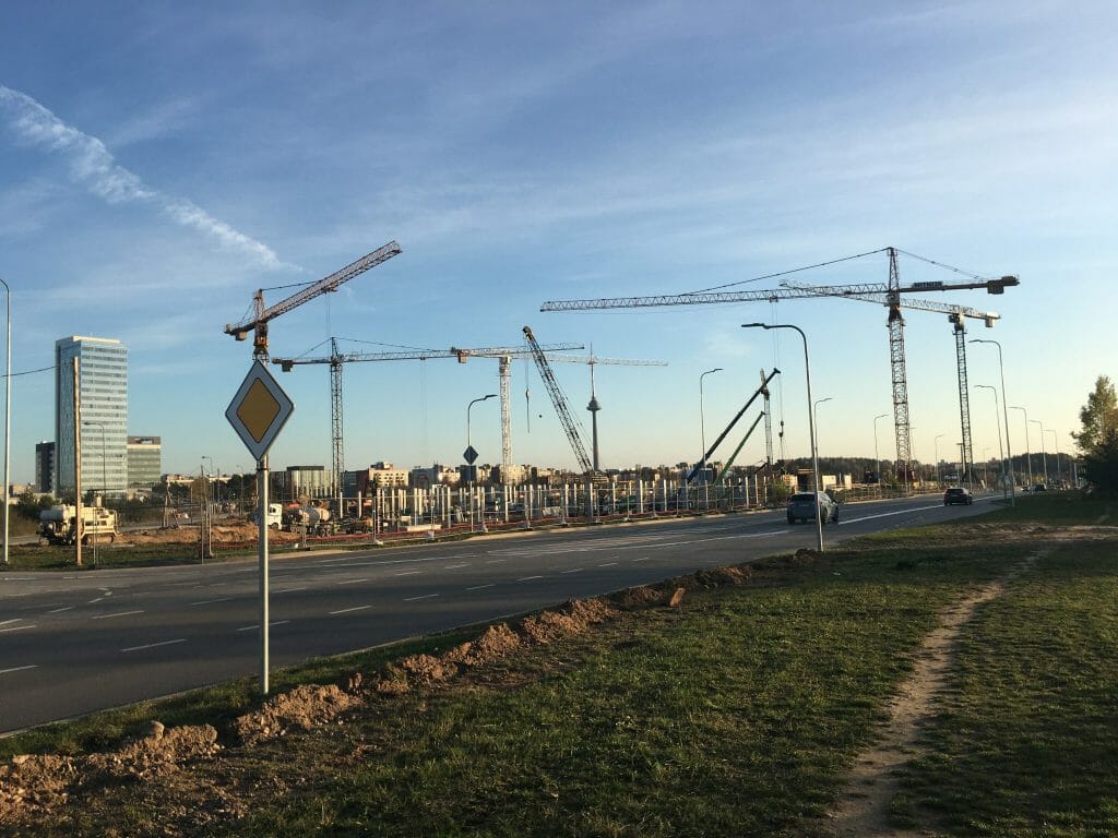 Vilnius OUTLET (Vytauto Pociūno g. 8) - Shopping center - construction photos